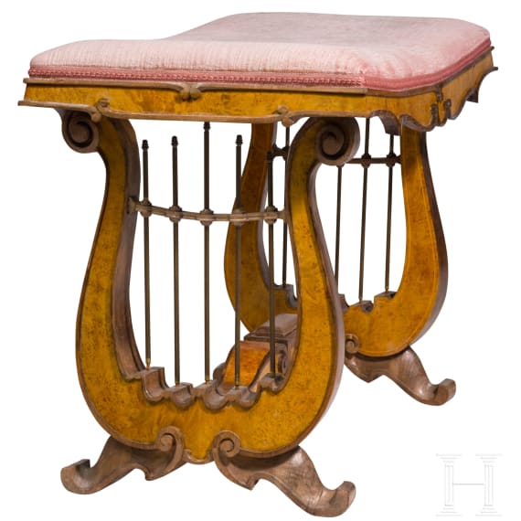 Reich intarsierter Luxus-Halbkonzertfl&uuml;gel, Klaviermanufaktur S&eacute;bastien & Pierre &Eacute;rard, London, 1862