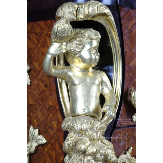 Majest&auml;tische Kommode nach Entwurf von Charles Cressent (1685 - 1768), Frankreich, 20. Jhdt.