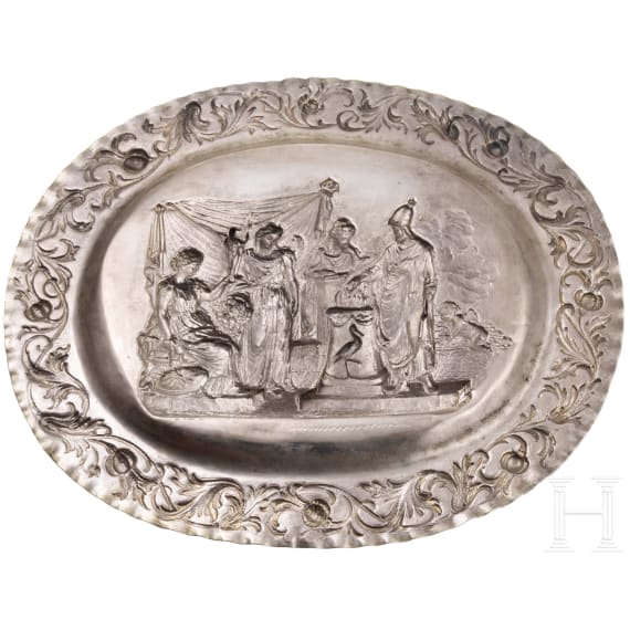 Schauplatte, Russland, St. Petersburg, um 1745