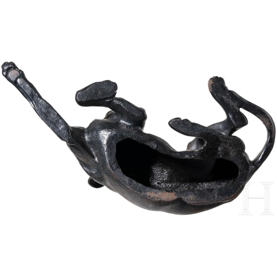 Hundefigur (Zeigerhund, Pointer), Sowjetunion, Eisenwerke Kasli, 20. Jhdt.