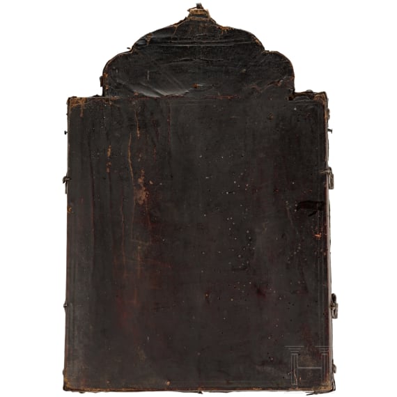 Gro&szlig;es Ikonen-Triptychon mit der Gottesmutter des Zeichens, Russland, um 1700