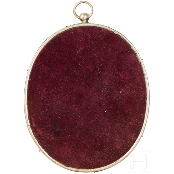 Ikone mit der Gottesmutter Iwerskaja mit Email-Oklad, Russland, Ende 19. Jhdt. (Ikone), Moskau, Dmitri A. Gorbunow, 1890 (Oklad)
