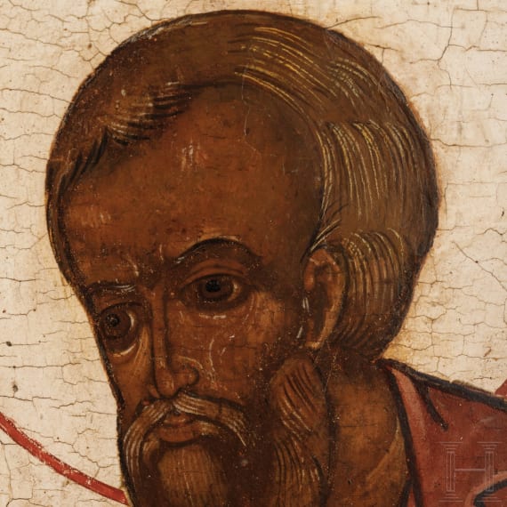 Gro&szlig;e Ikone mit dem Evangelisten Matth&auml;us, Russland, 18. Jhdt.