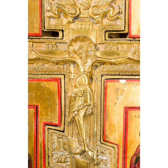 Staurothek-Ikone, Russland, 19. Jhdt.