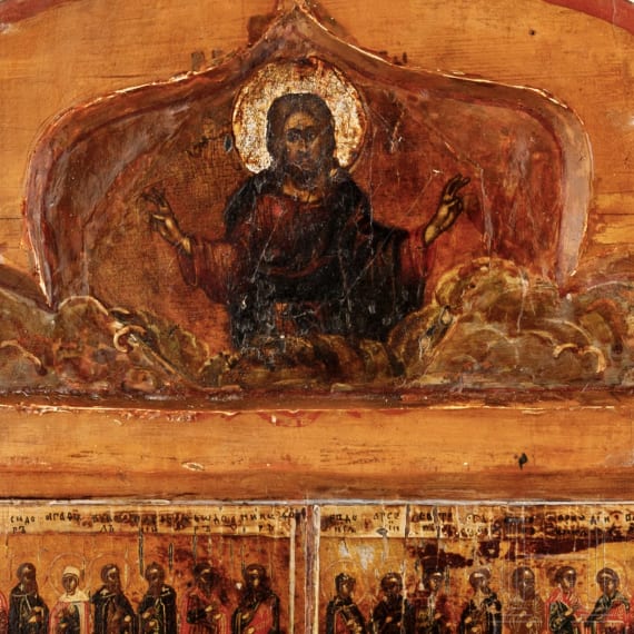 Ikonen-Triptychon, Russland, 19. Jhdt.
