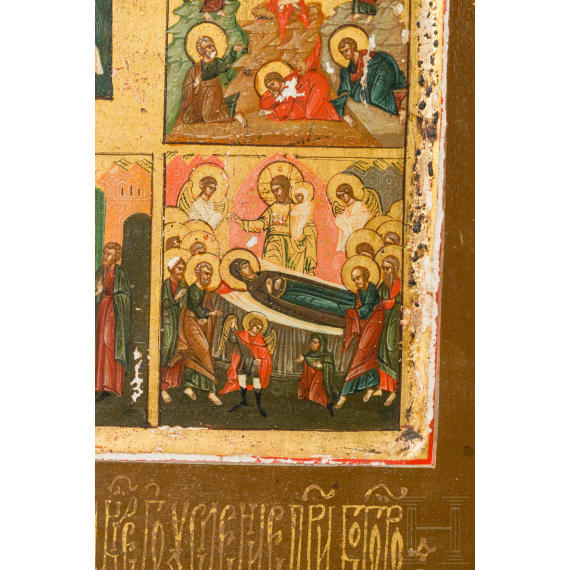 Festtagsikone, Russland, 19. Jhdt.