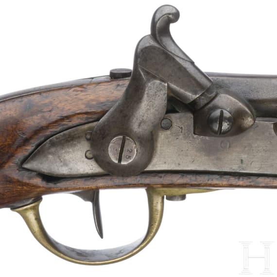 Pistole M an 13, perkussioniert, um 1820 - 1830