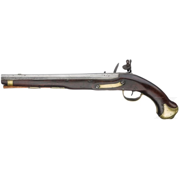 Kavalleriepistole, wohl Frankreich, 1. H&auml;lfte 18. Jhdt.