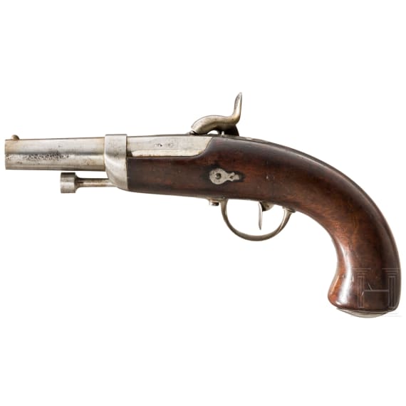 Perkussionspistole der Gendarmerieoffiziere M 1842, Ch&acirc;tellerault, 1848