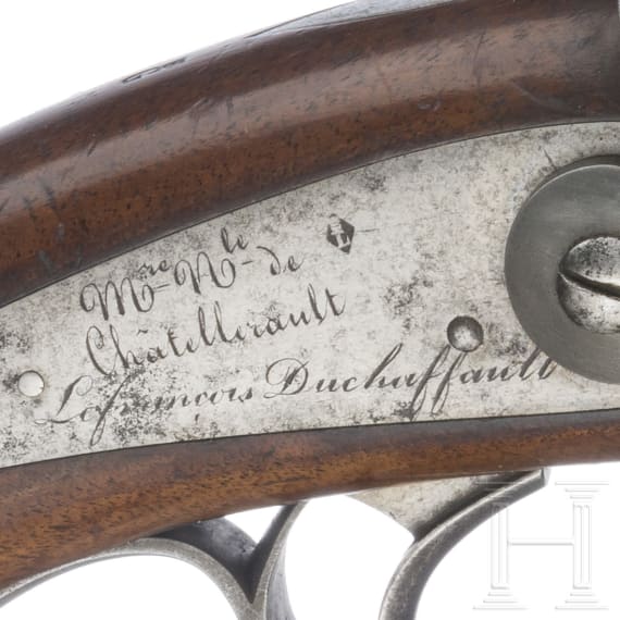 Ein Paar Offizierspistolen M 1833, 2. Modell