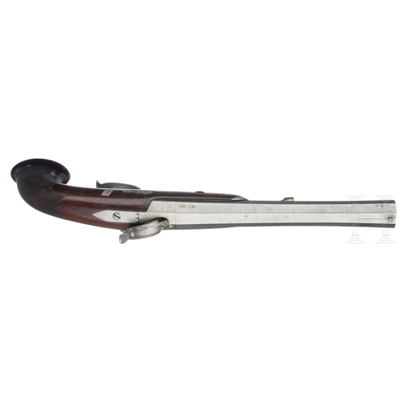 Ein Paar Offizierspistolen M 1833, 2. Modell