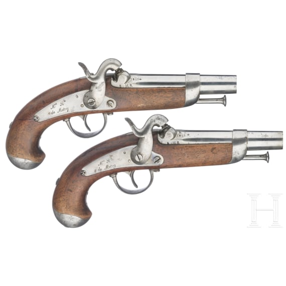Ein Paar Gendarmeriepistolen M 1842