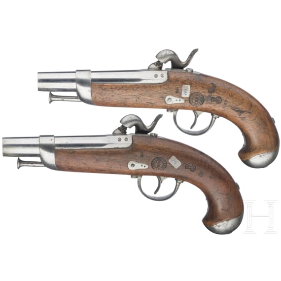 Ein Paar Gendarmeriepistolen M 1842