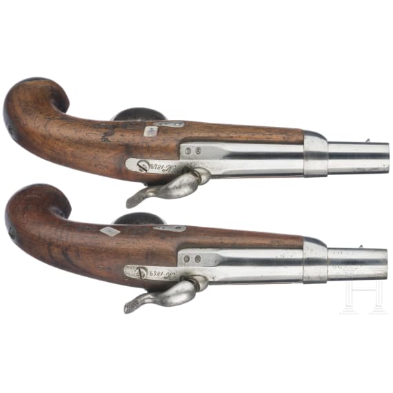Ein Paar Gendarmeriepistolen M 1842