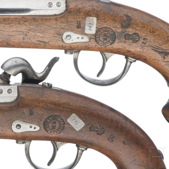 Ein Paar Gendarmeriepistolen M 1842