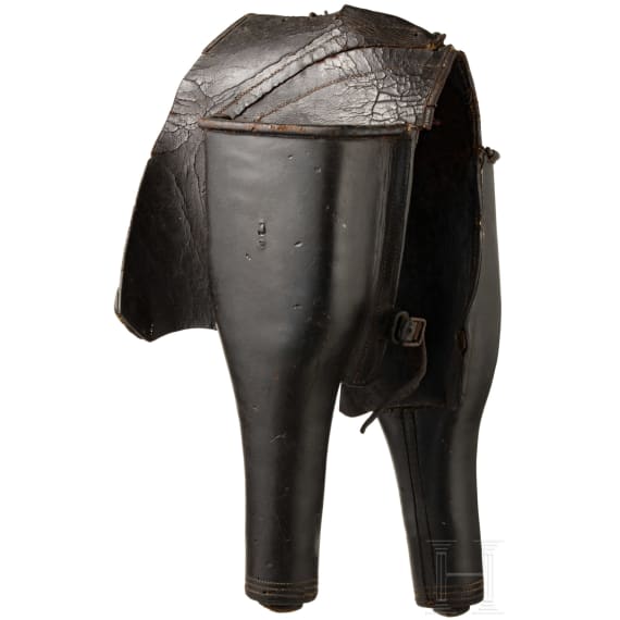 Ein Paar Sattelholster, europ&auml;isch, 1. H&auml;lfte 19. Jhdt.