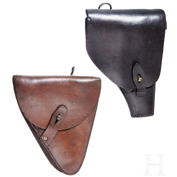 Zwei Pistolentaschen f&uuml;r MAS 1935 und Ruby-Pistole, Frankreich