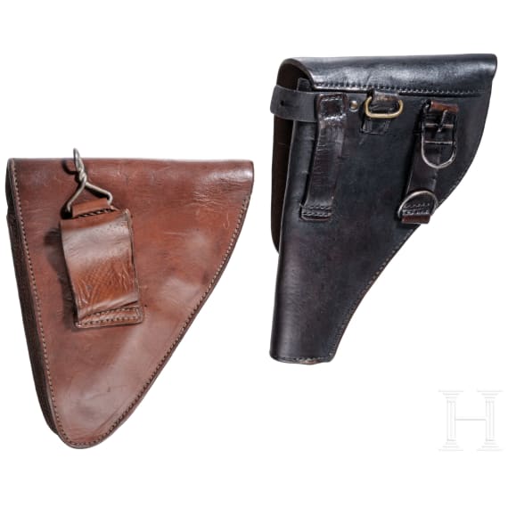 Zwei Pistolentaschen f&uuml;r MAS 1935 und Ruby-Pistole, Frankreich