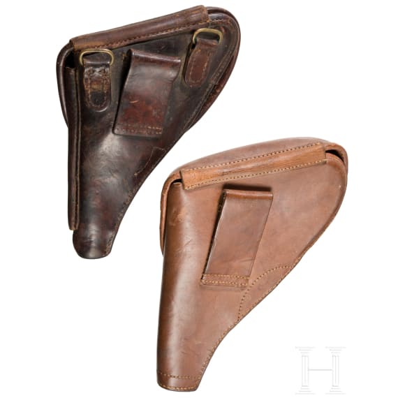 Zwei Taschen f&uuml;r Ordonnanzrevolver, Frankreich
