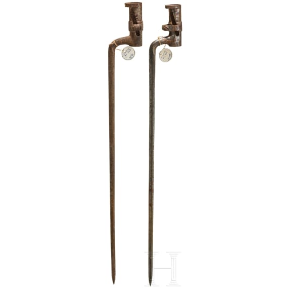 Zwei T&uuml;llenbajonette M 1854, &Ouml;sterreich