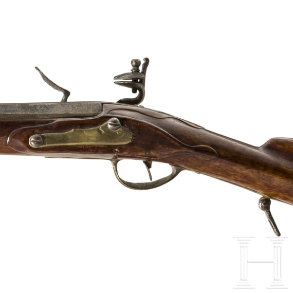 Milit&auml;rmuskete, deutsch, 2. H&auml;lfte 18. Jhdt.