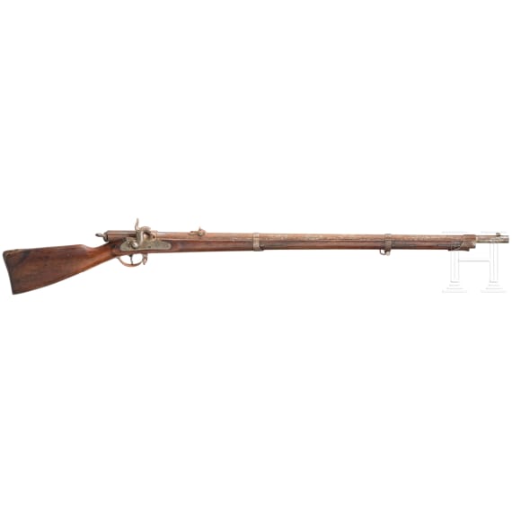 Infanteriegewehr M 1858/67, 1. Modell, System Braunm&uuml;hl-Lindner, sog. "Podewils-Gewehr"