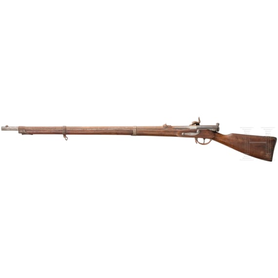 Infanteriegewehr M 1858/67, 1. Modell, System Braunm&uuml;hl-Lindner, sog. "Podewils-Gewehr"