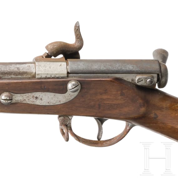 Infanteriegewehr M 1858/67, 1. Modell, System Braunm&uuml;hl-Lindner, sog. "Podewils-Gewehr"