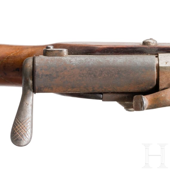 Infanteriegewehr M 1858/67, 1. Modell, System Braunm&uuml;hl-Lindner, sog. "Podewils-Gewehr"