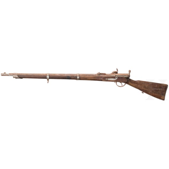 Scharfsch&uuml;tzenb&uuml;chse M 1858/67, Muster III, System Braunm&uuml;hl-Lindner, sog. "Podewills-Gewehr"