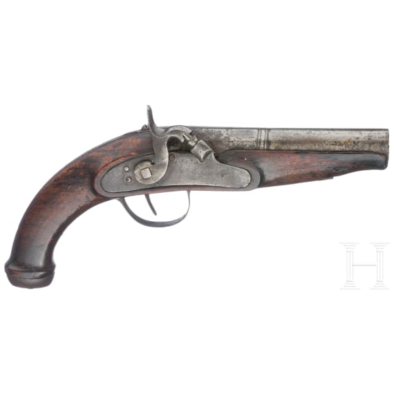 Scharnierpistole M 1816/43 und kleine Pistole