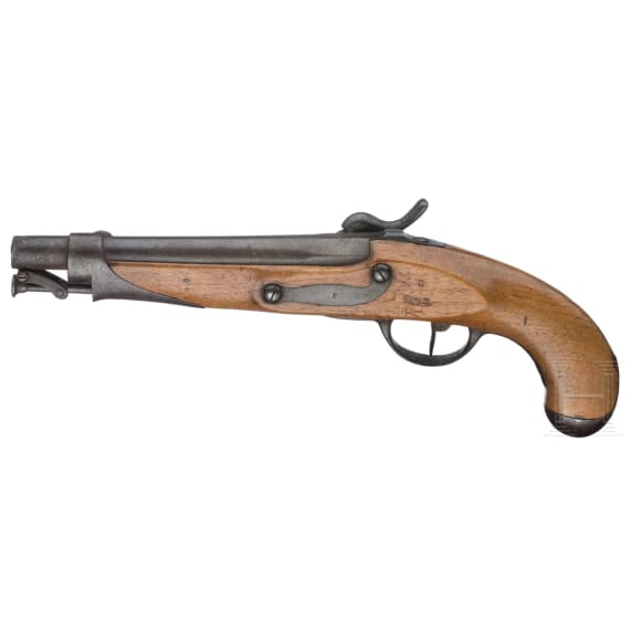 Scharnierpistole M 1816/43 und kleine Pistole