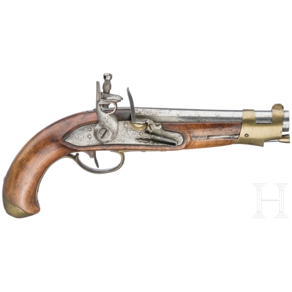 Steinschlosspistole, &auml;hnlich der Gendarmeriepistole M 1815