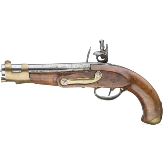 Steinschlosspistole, &auml;hnlich der Gendarmeriepistole M 1815