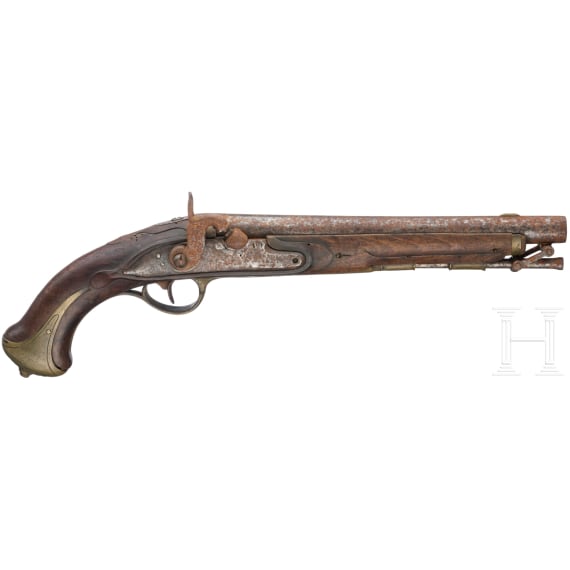 Aptierte Steinschlosspistole M1789, Sachsen