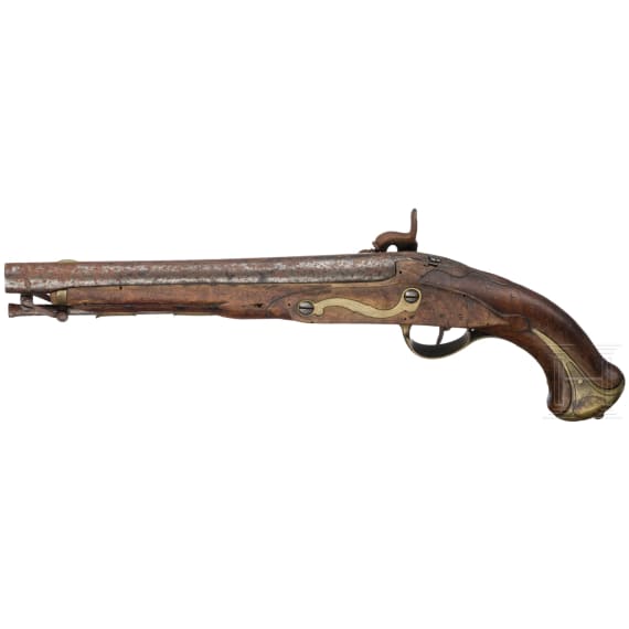 Aptierte Steinschlosspistole M1789, Sachsen