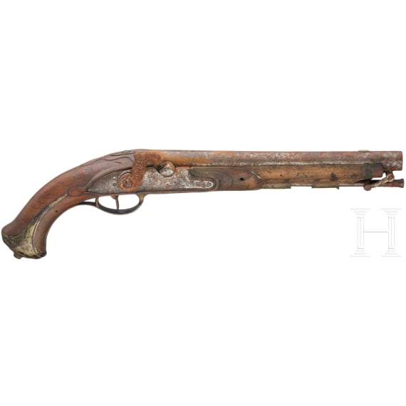 Aptierte Steinschlosspistole M1789, Sachsen