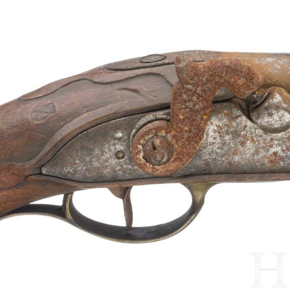 Aptierte Steinschlosspistole M1789, Sachsen
