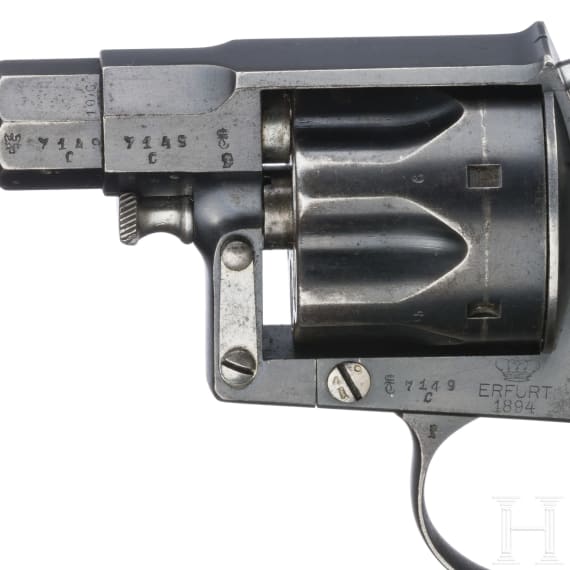 Reichsrevolver Mod. 1883, Erfurt