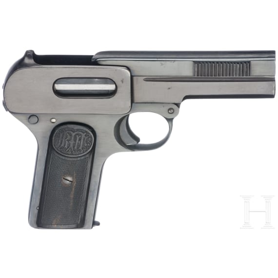 Dreyse Mod. 07, Milit&auml;rkontrakt, im Karton
