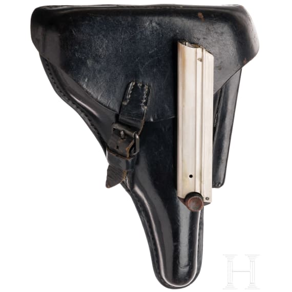 Pistole 08, DWM, 1917, in Tasche