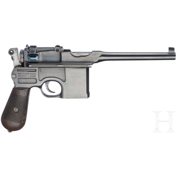Mauser C 96 "Wartime Commercial" mit kaiserlicher Milit&auml;rabnahme