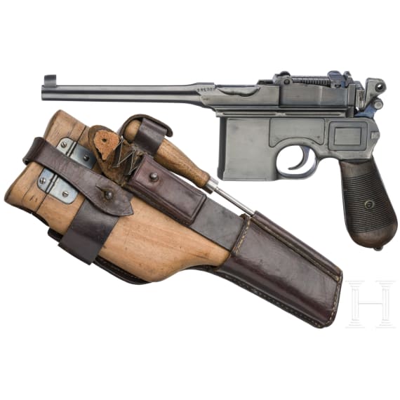 Mauser C 96 "Wartime Commercial" mit kaiserlicher Milit&auml;rabnahme