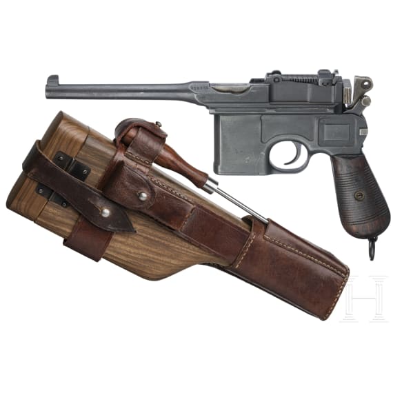 Mauser, Mod. C 96 "Wartime Commercial", mit Anschlagkasten