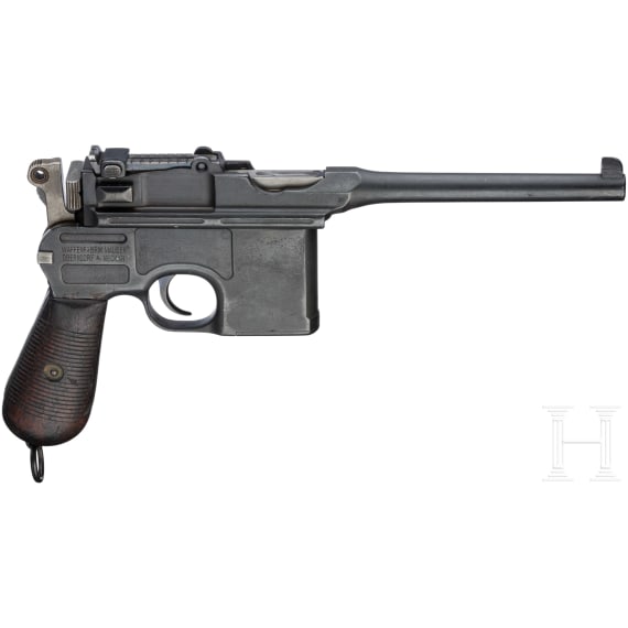 Mauser, Mod. C 96 "Wartime Commercial", mit Anschlagkasten