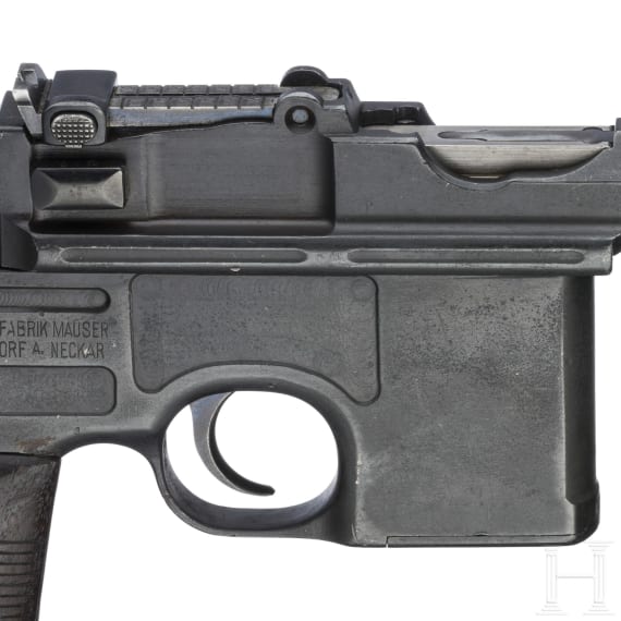 Mauser, Mod. C 96 "Wartime Commercial", mit Anschlagkasten