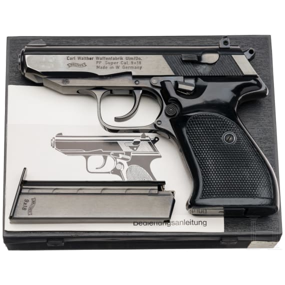 Walther, Mod. PP Super, Ulm, bayerische Polizei, in Box