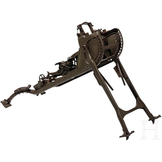 Schlittenlafette 08 f&uuml;r Maschinengewehr MG 08, Hersteller D&uuml;rkopp, 1917
