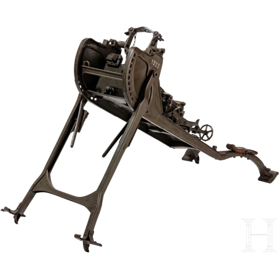 Schlittenlafette 08 f&uuml;r Maschinengewehr MG 08, Hersteller D&uuml;rkopp, 1917