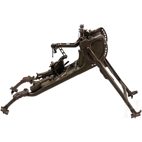 Schlittenlafette 08 f&uuml;r Maschinengewehr MG 08, Hersteller D&uuml;rkopp, 1917